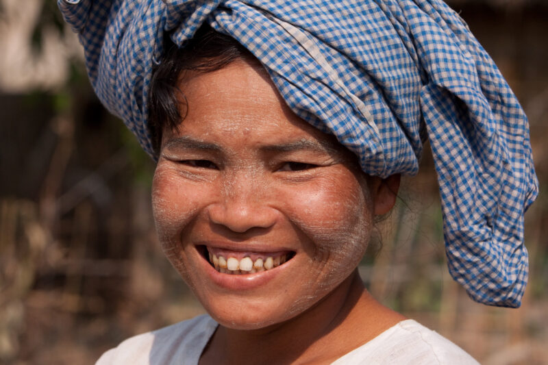 Woman in Myanmar — Woman smiles in Burma — Burma, Myanmar, woman, smiles, happines