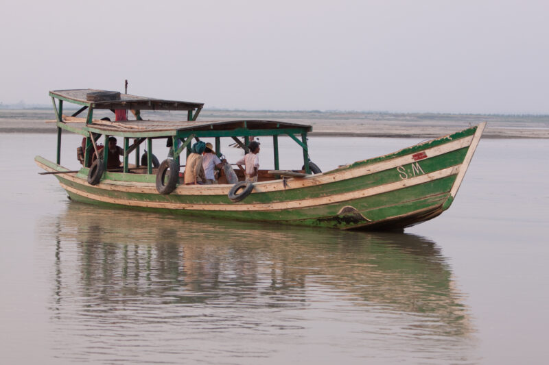 Water Taxi — Burma, Myanmar, Ayeyarwaddy river, boat, water taxi