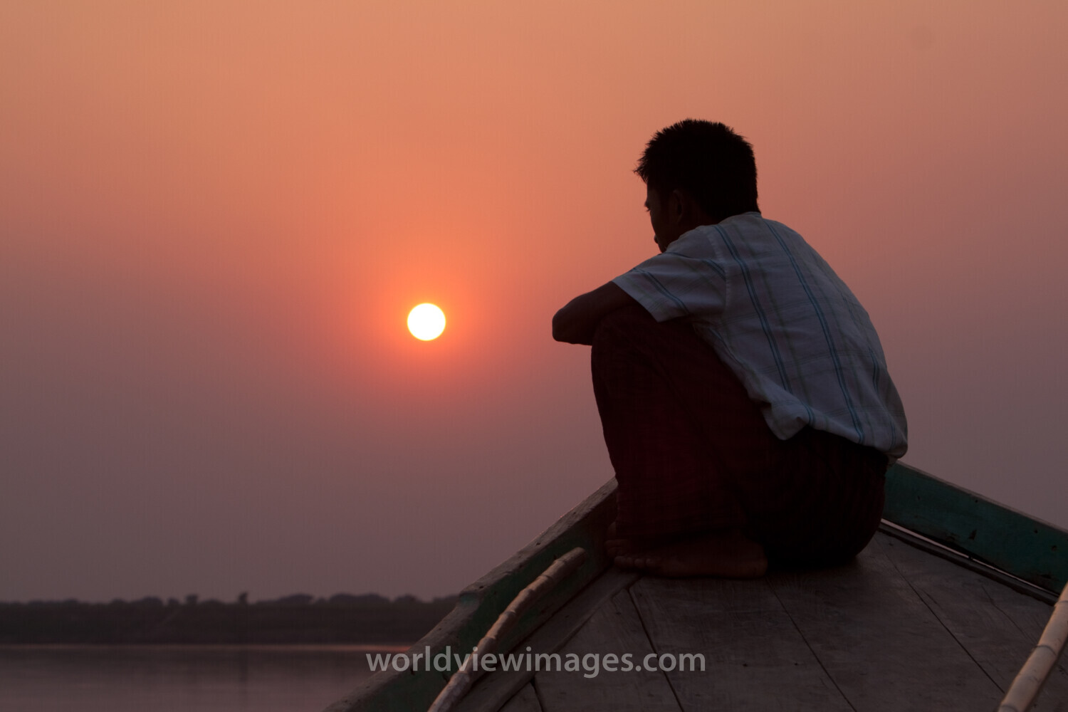 Evening Sun in Burma
