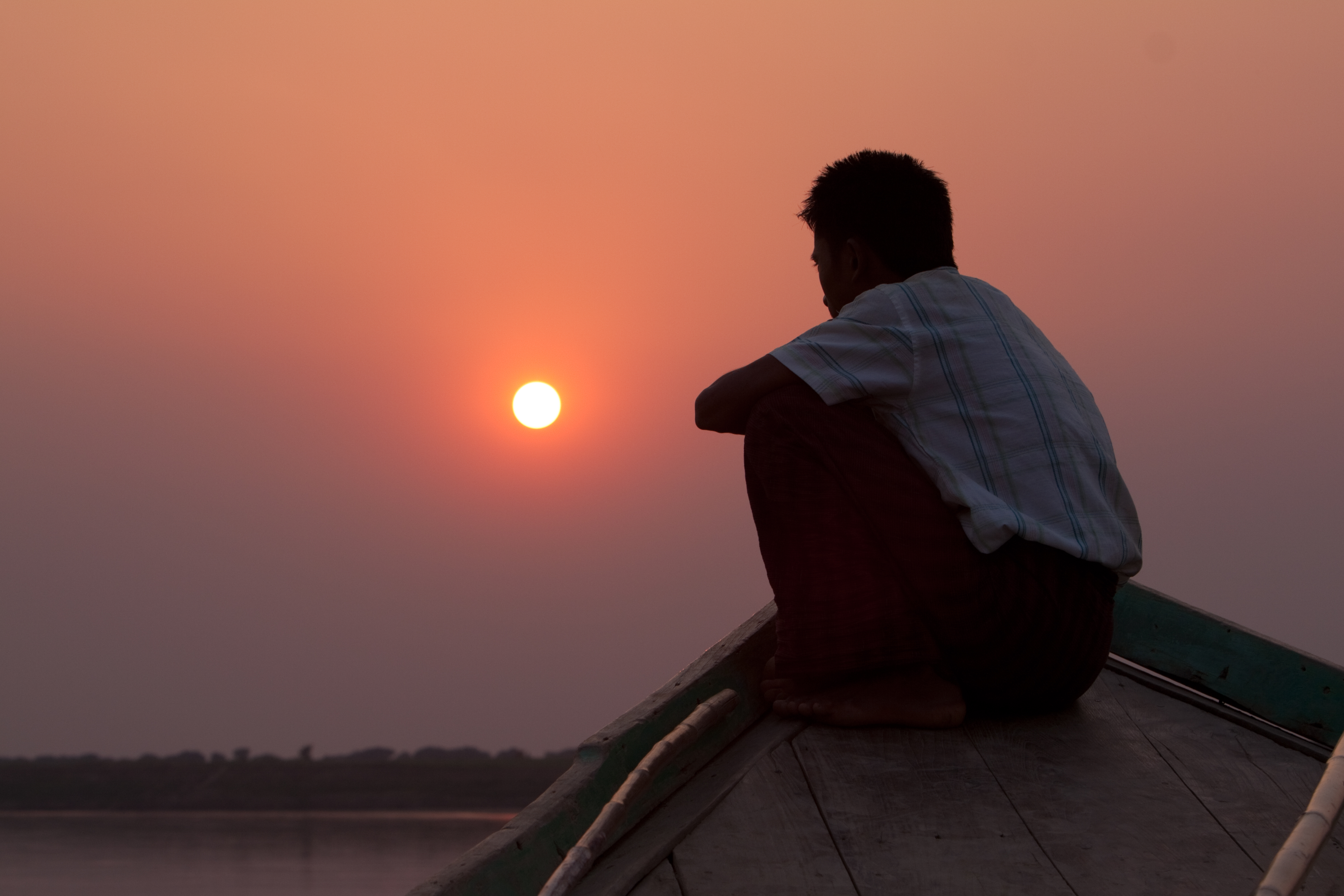 Evening Sun in Burma
