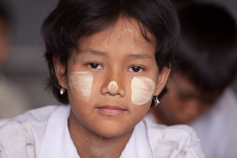 Karen Students in Myanmar — Karen children living in the Irrawaddy Delta region of Burma that was devistated by Cyclone Nargis — Burma, Myanmar, Karen, child...