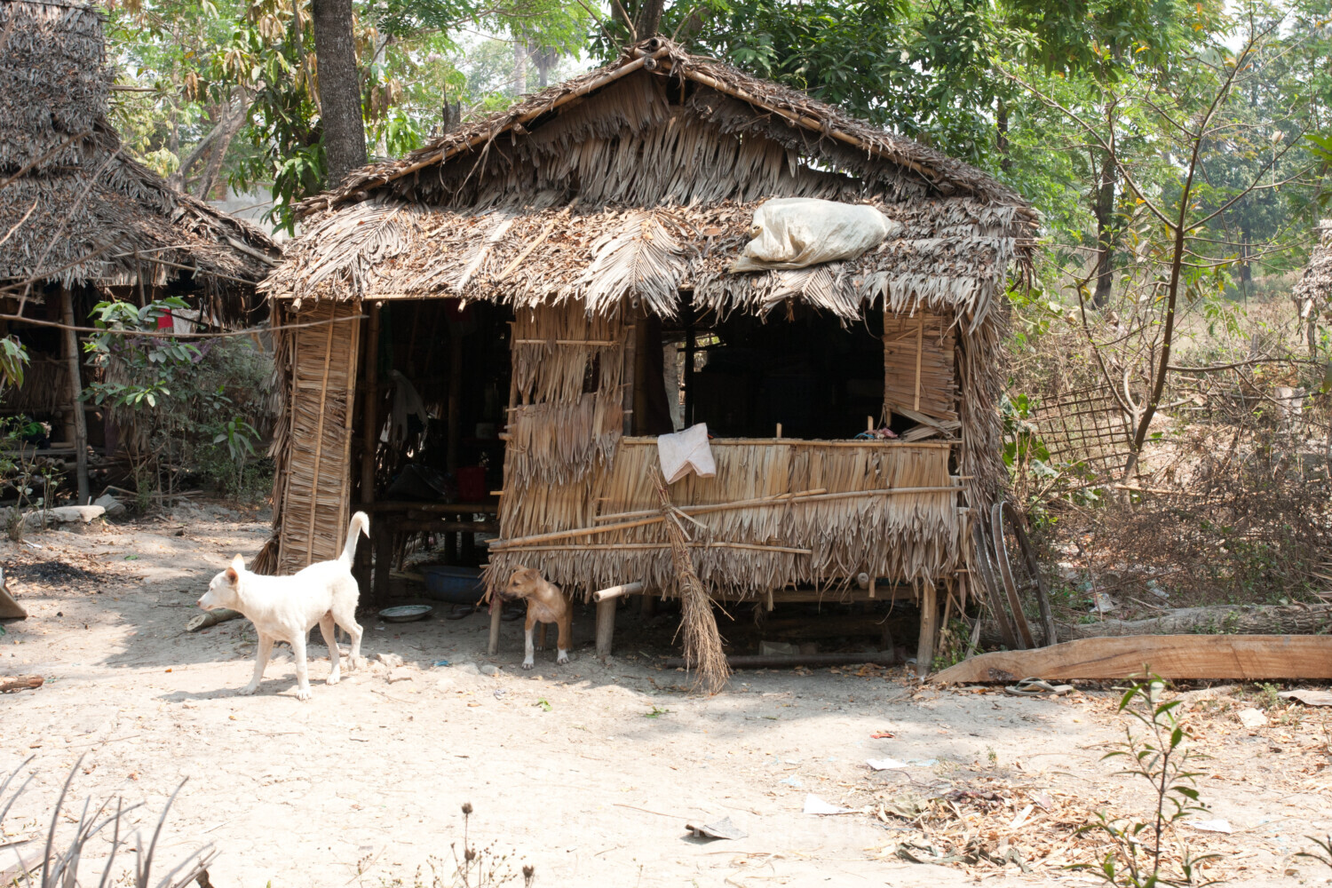 Bamboo House in Myanmar