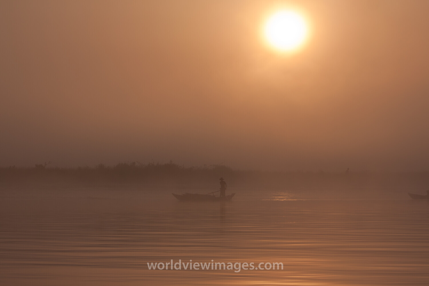 Sunrise in the Irrawady Delta