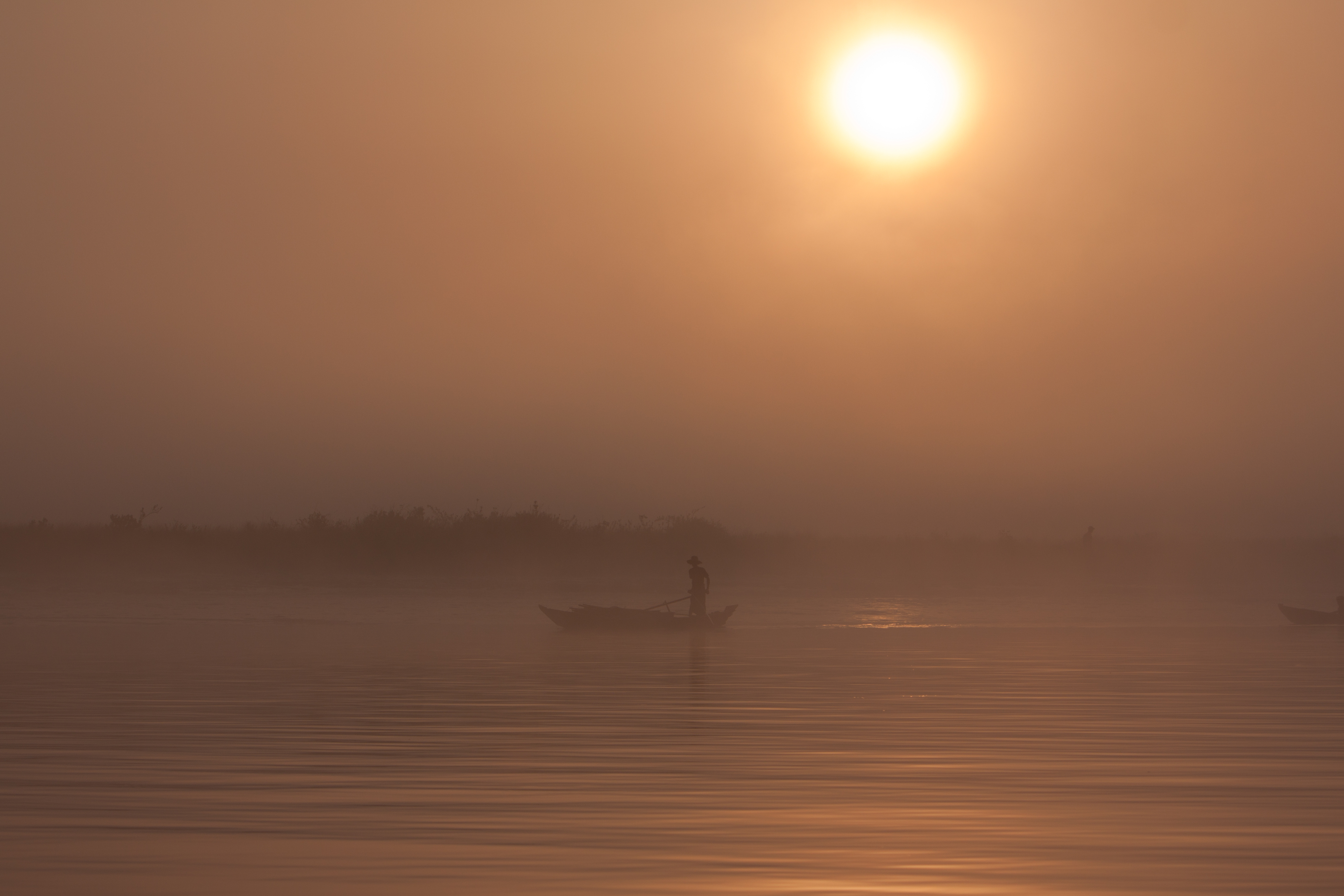 Sunrise in the Irrawady Delta