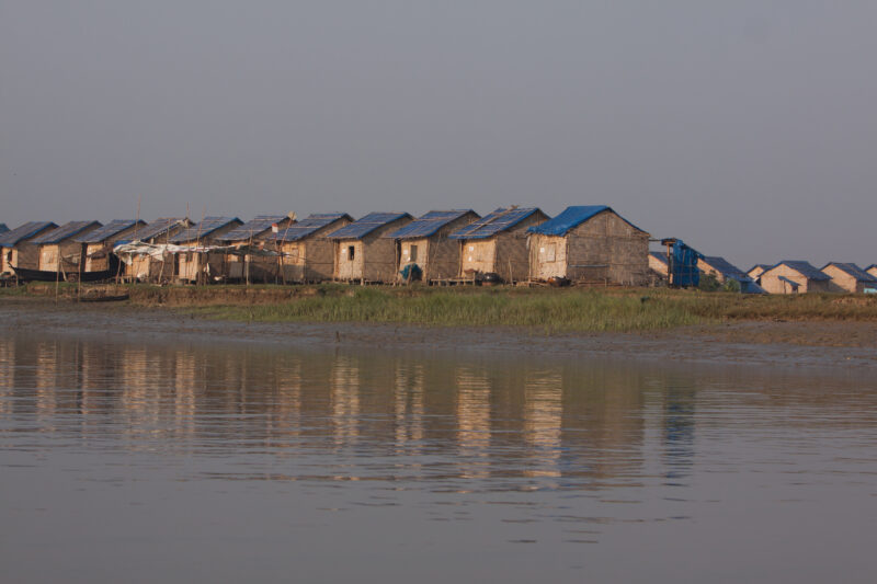 Emergency Shelters after the Storm — Emergency shelters established for people living in the Irrawaddy Delta region of Burma after the region was destroyed b...