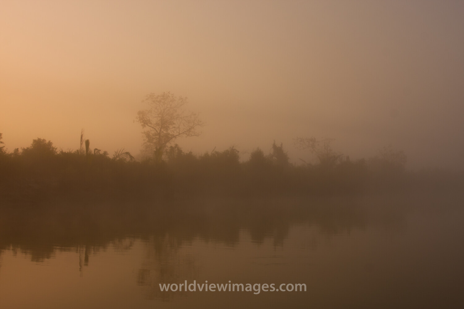 Sunrise in the Irrwady Delta