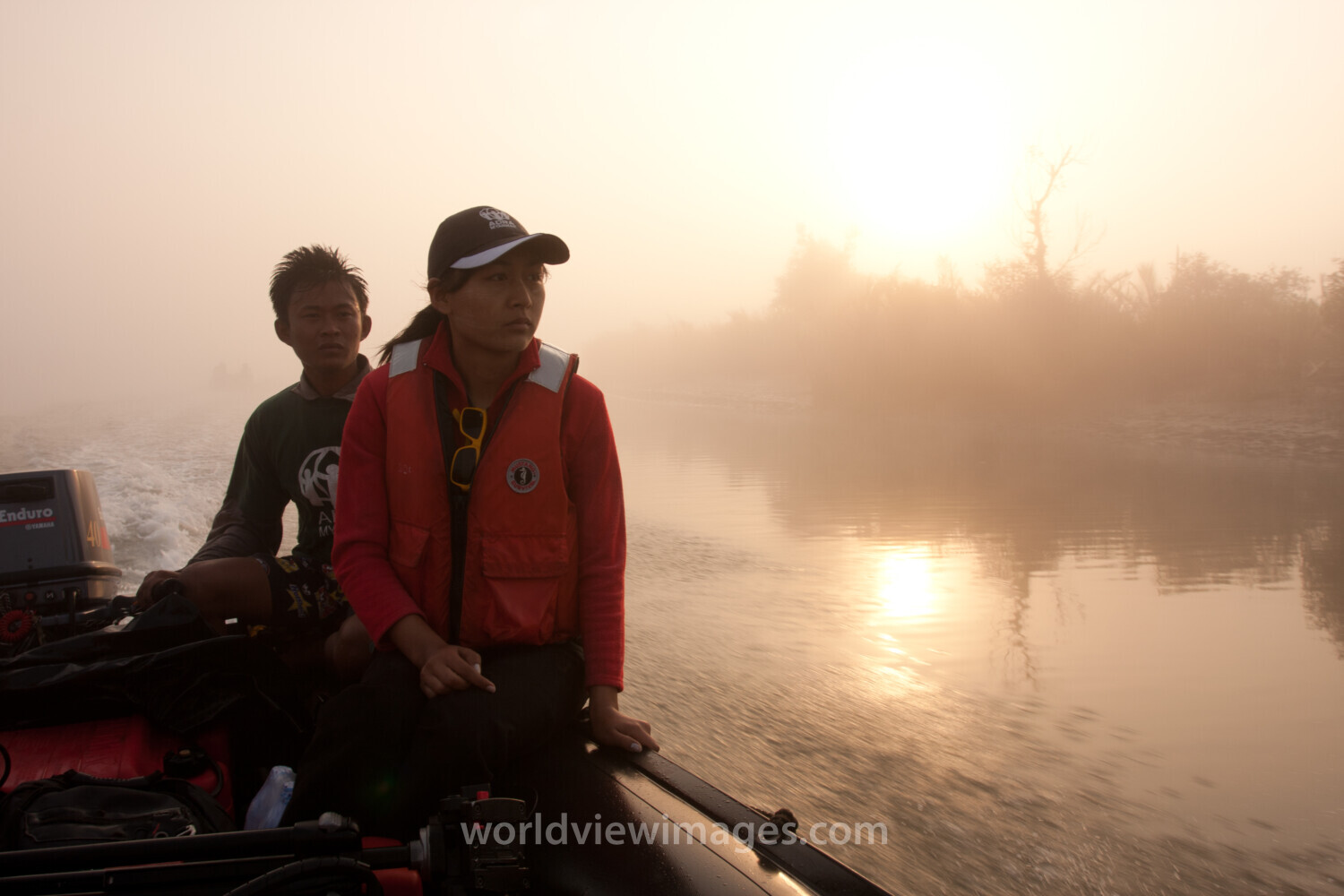 Sunrise in the Irrwady Delta