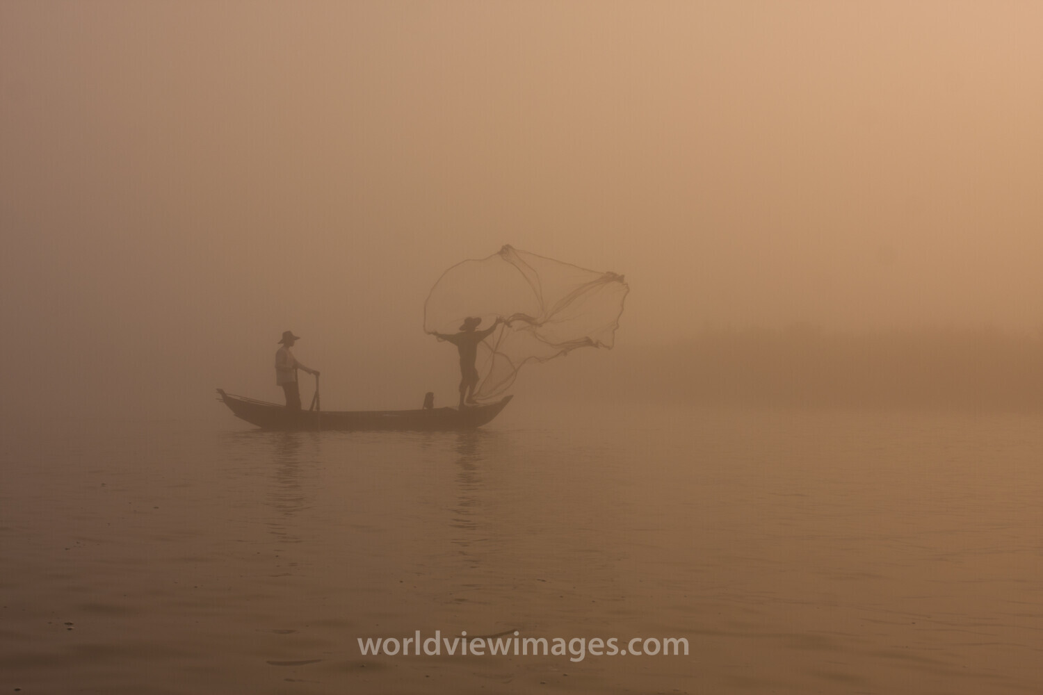 Sunrise in the Irrwady Delta
