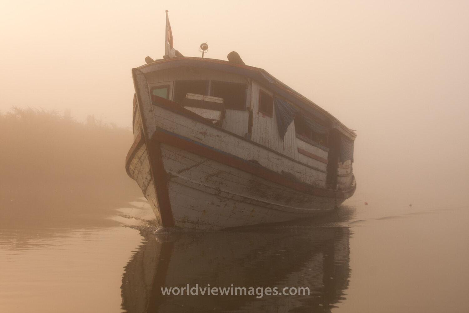 Sunrise in the Irrwady Delta