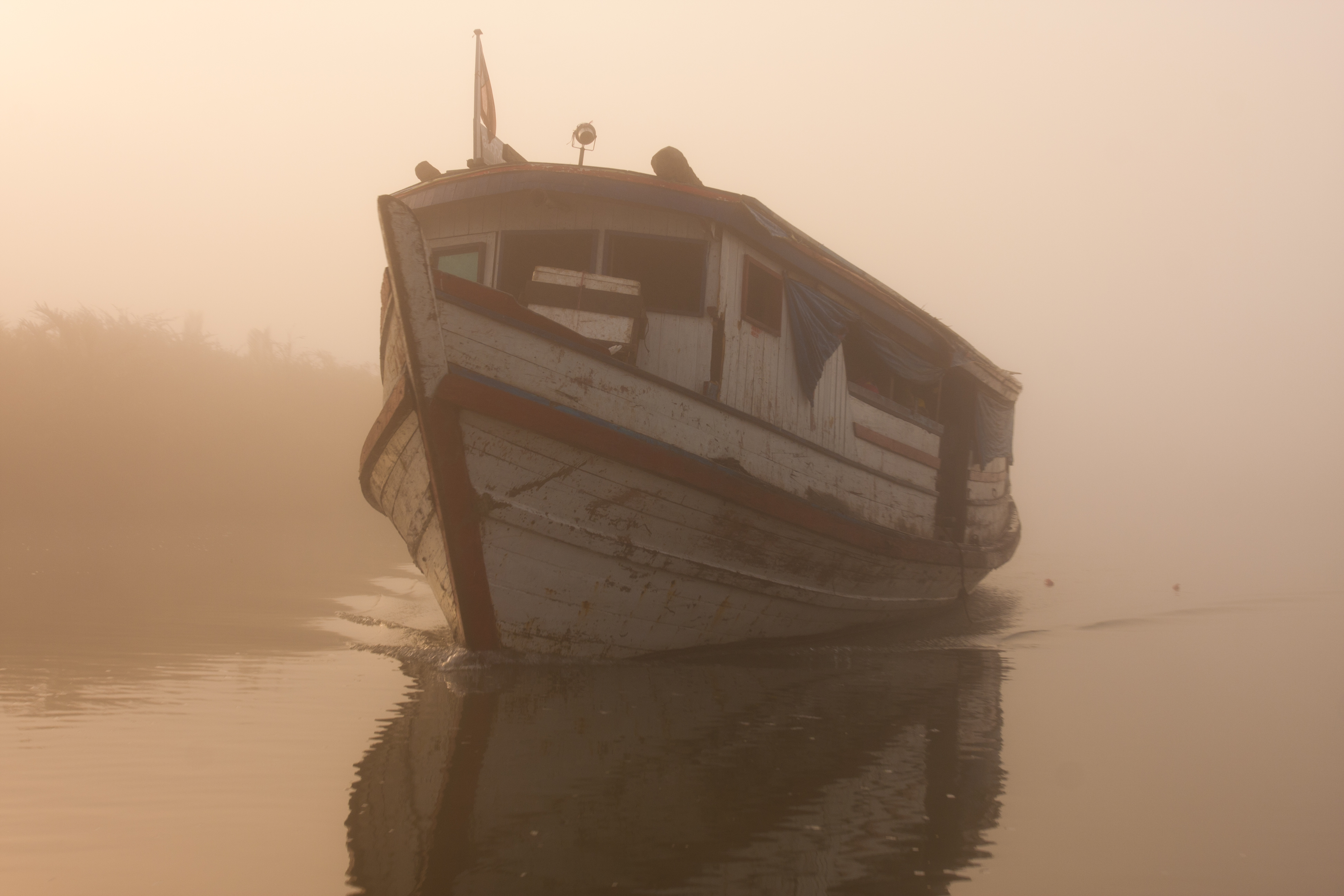 Sunrise in the Irrwady Delta