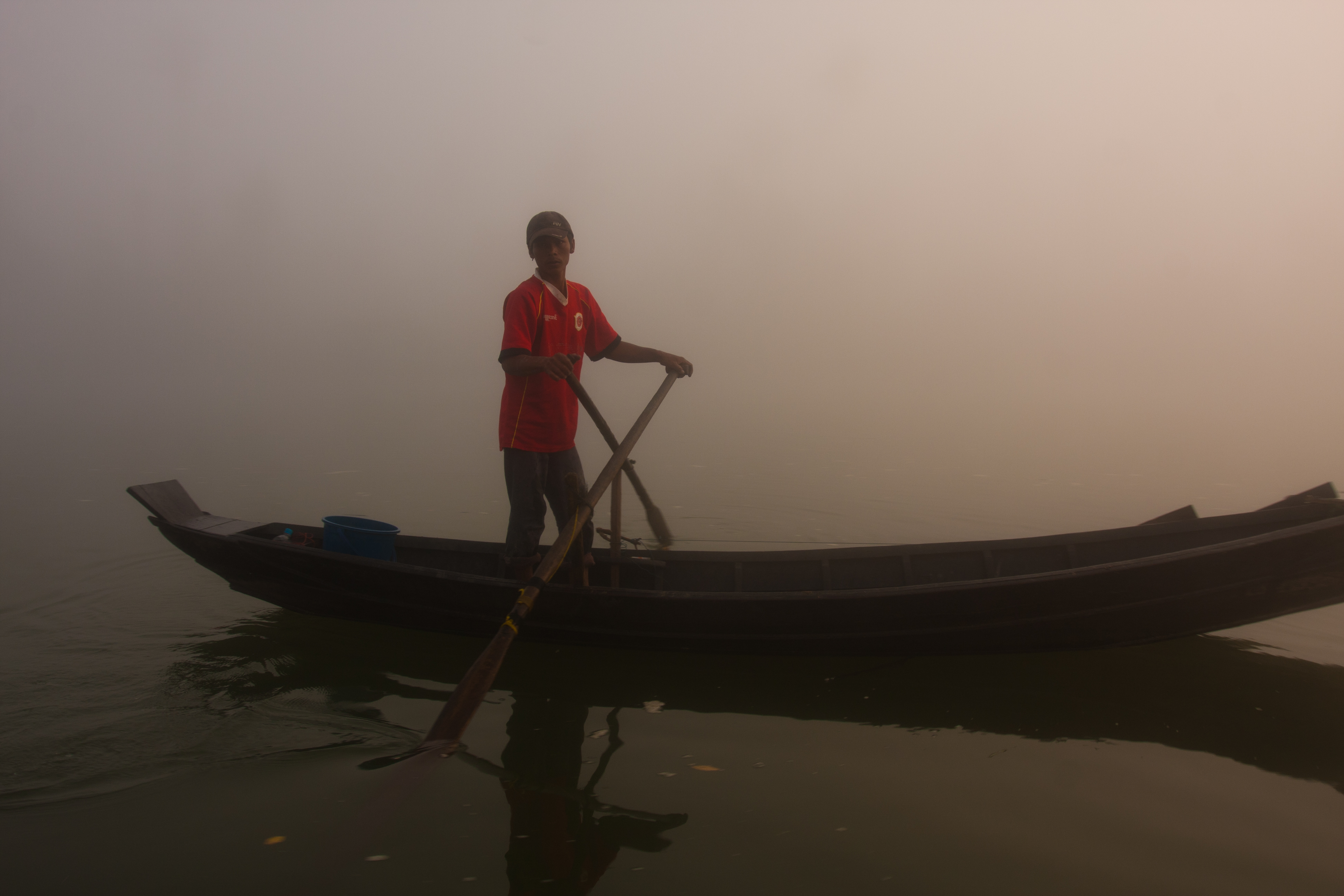 Sunrise in the Irrwady Delta