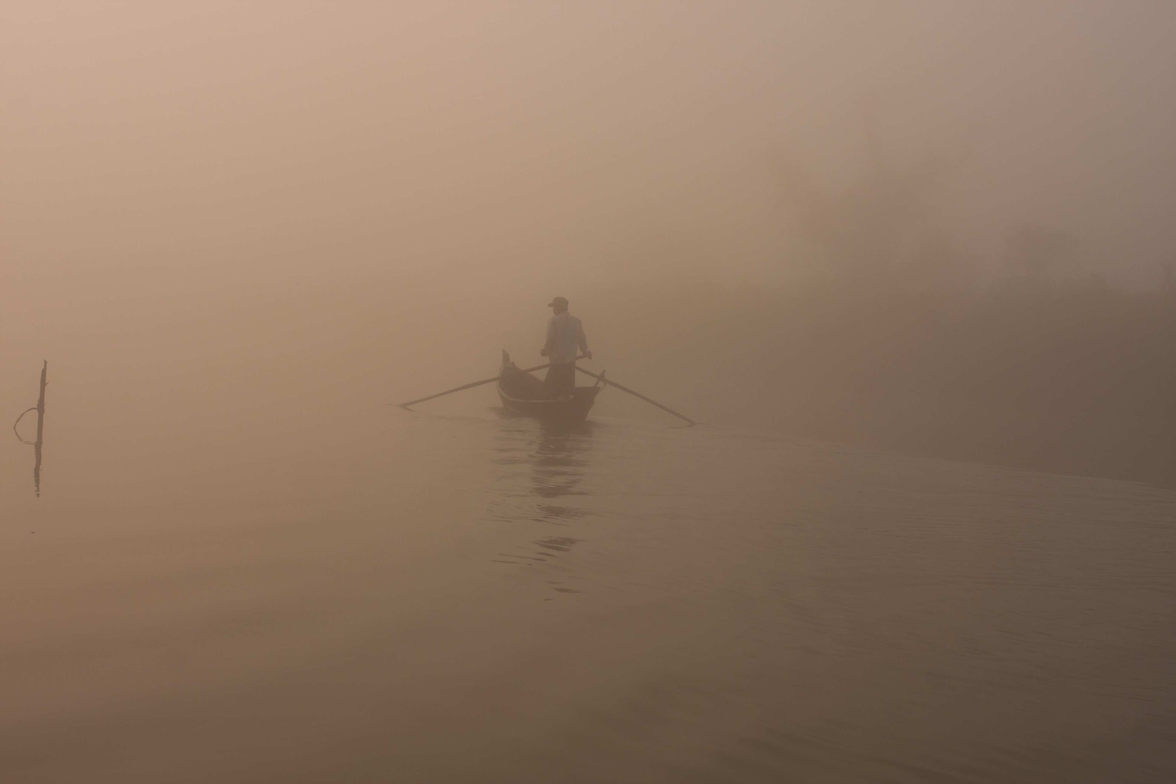 Sunrise in the Irrwady Delta