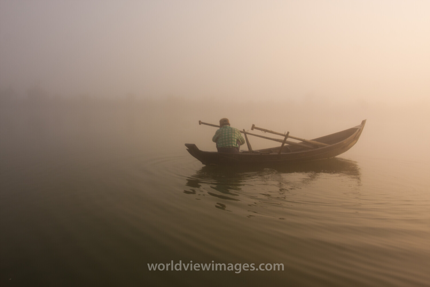 Sunrise in the Irrwady Delta