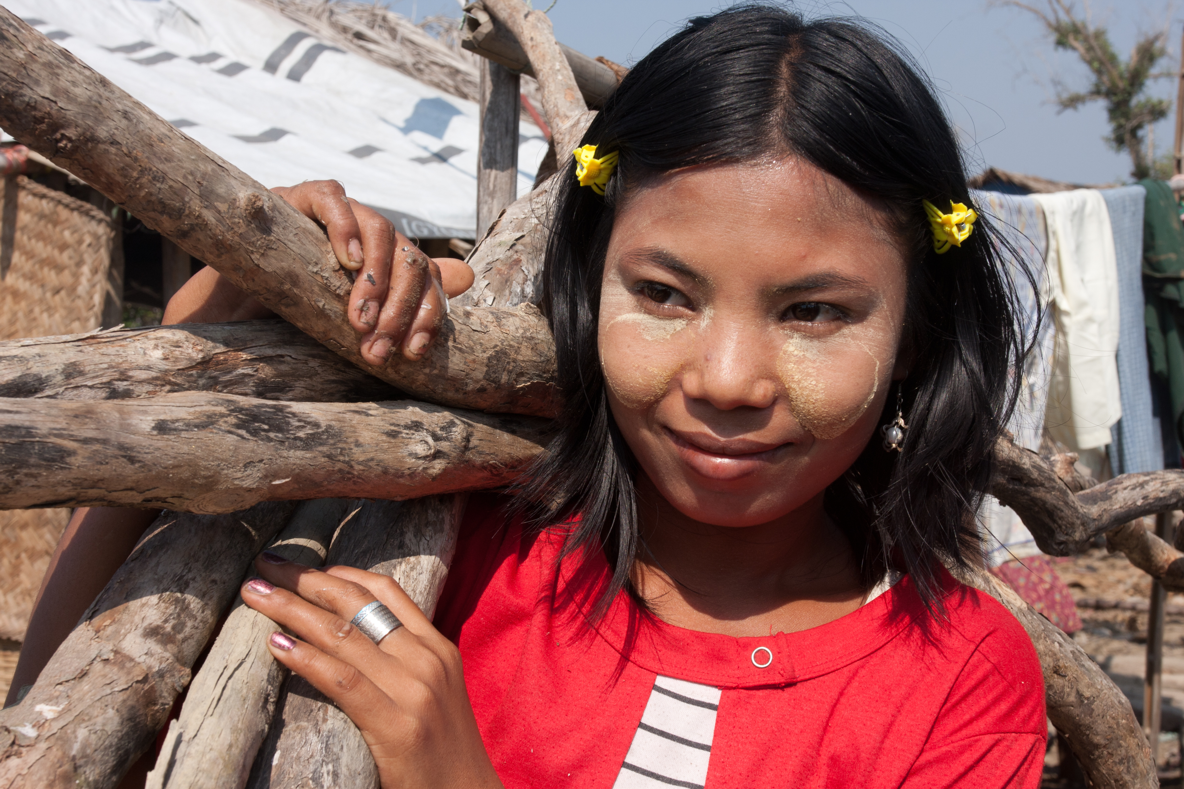 Collecting Firwood in Myanmar