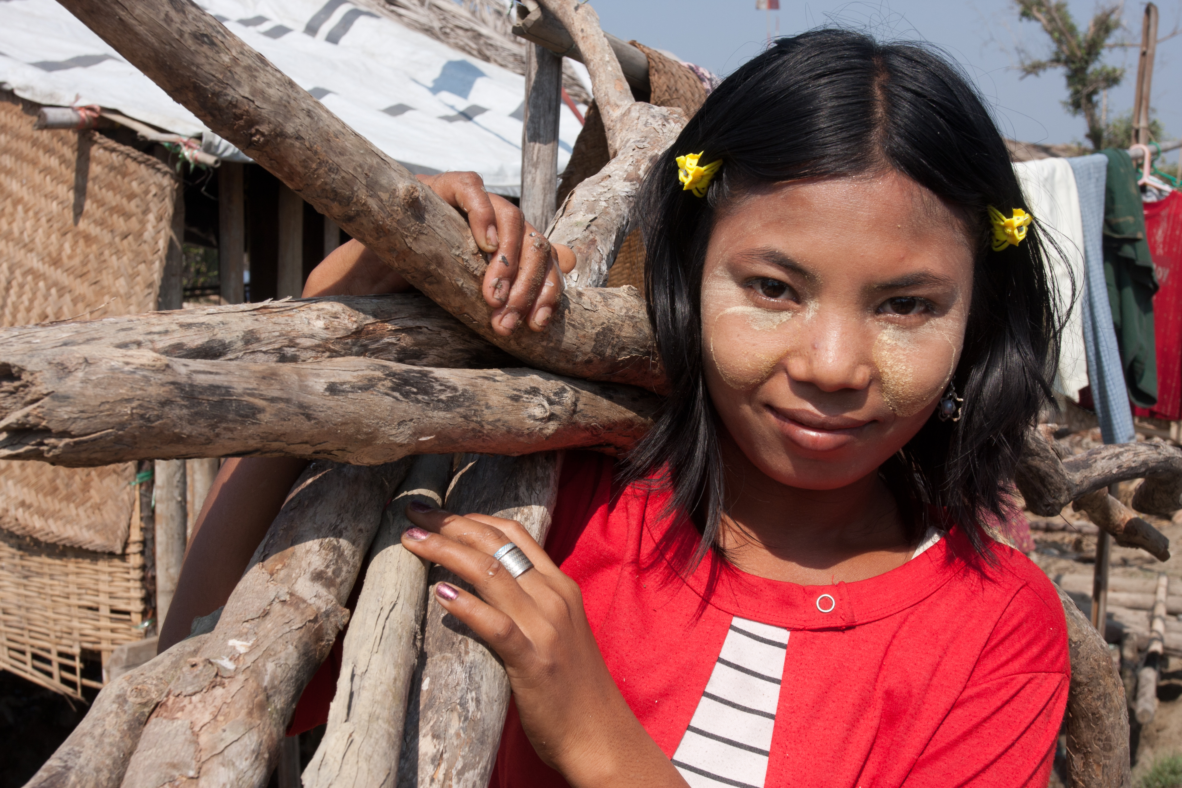 Collecting Firwood in Myanmar