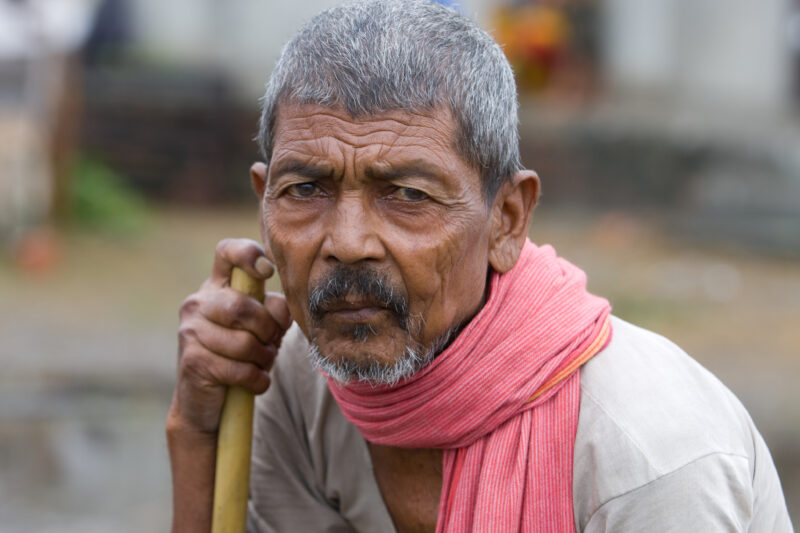 Displaced by Flooding in Nepal — People displaced by monsoon flooding that has wiped out crops and animals along the border of Nepal and India — Nepal, India...