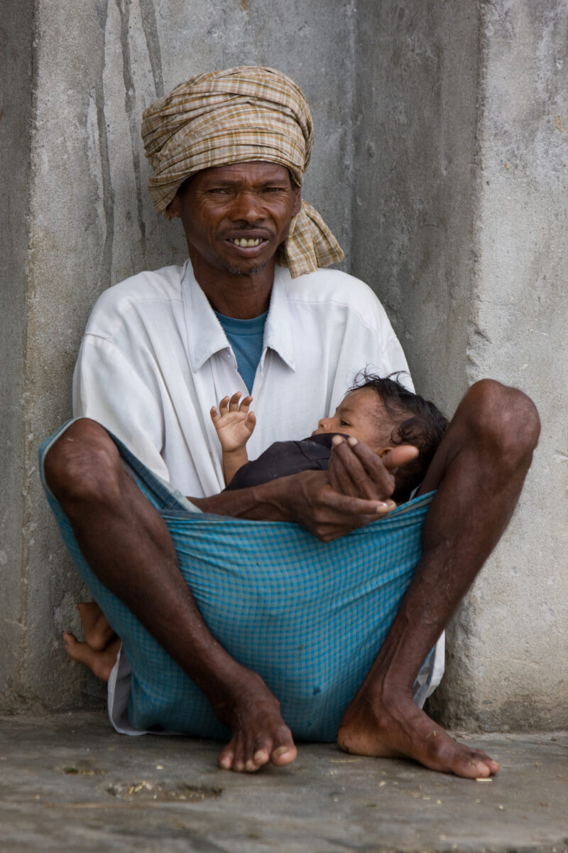 Displaced by Flooding in Nepal — People displaced by monsoon flooding that has wiped out crops and animals along the border of Nepal and India — Nepal, India...