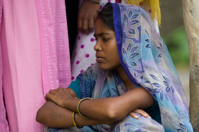 Displaced by Flooding in Nepal — People displaced by monsoon flooding that has wiped out crops and animals along the border of Nepal and India — Nepal, India...