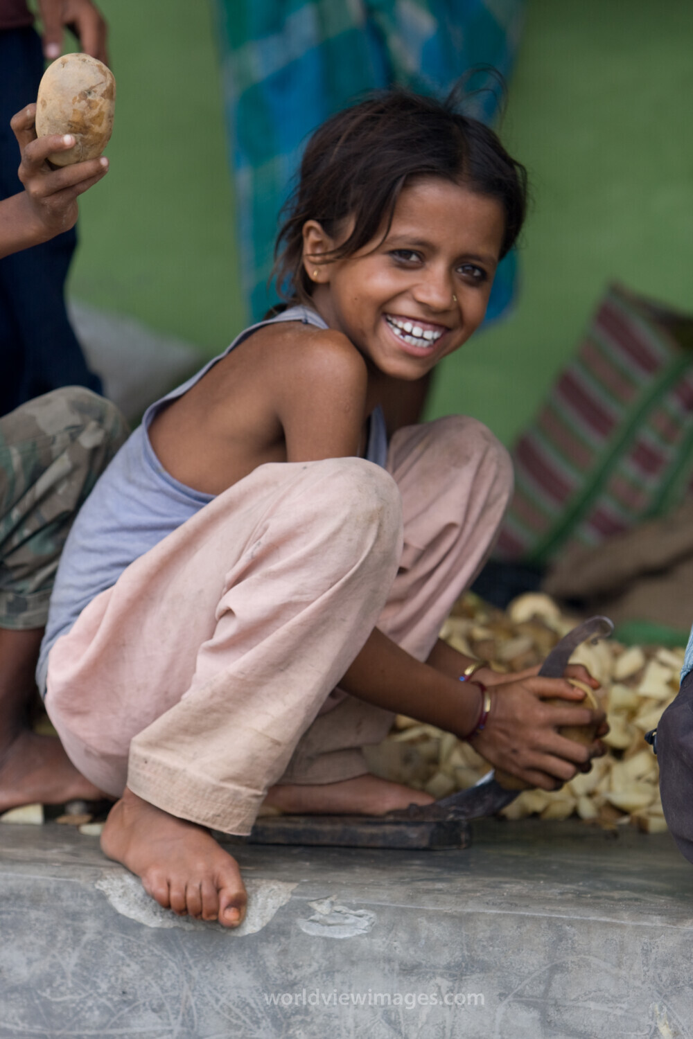 Displaced by Flooding in Nepal