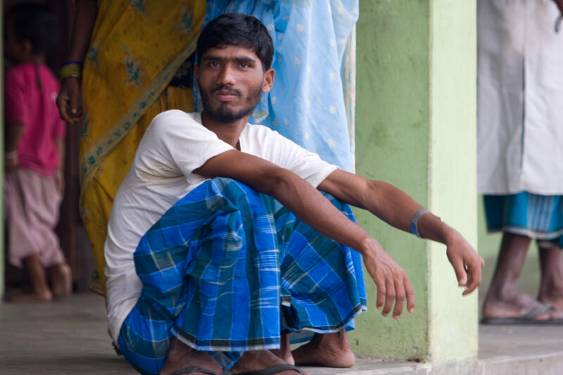 Displaced by Flooding in Nepal — People displaced by monsoon flooding that has wiped out crops and animals along the border of Nepal and India — Nepal, India...