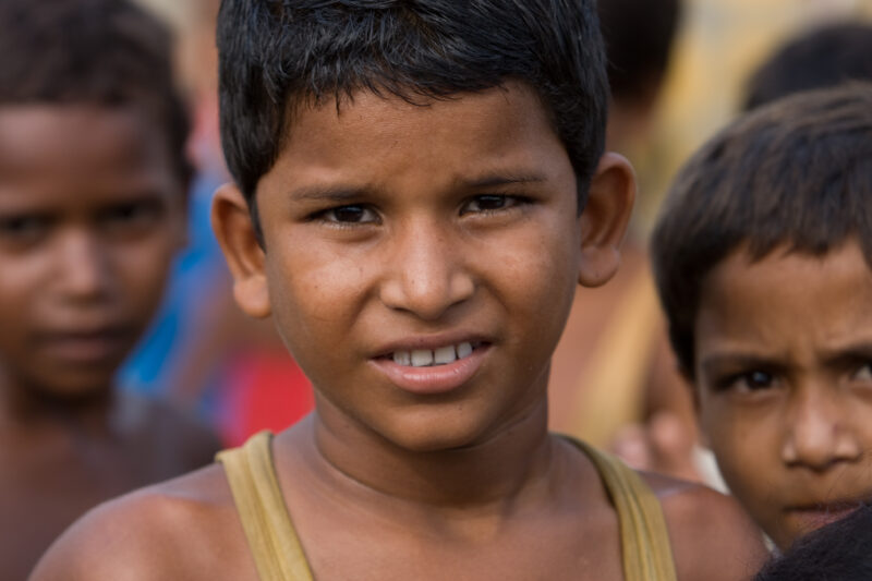 Displaced by Flooding in Nepal — People displaced by monsoon flooding that has wiped out crops and animals along the border of Nepal and India — Nepal, India...