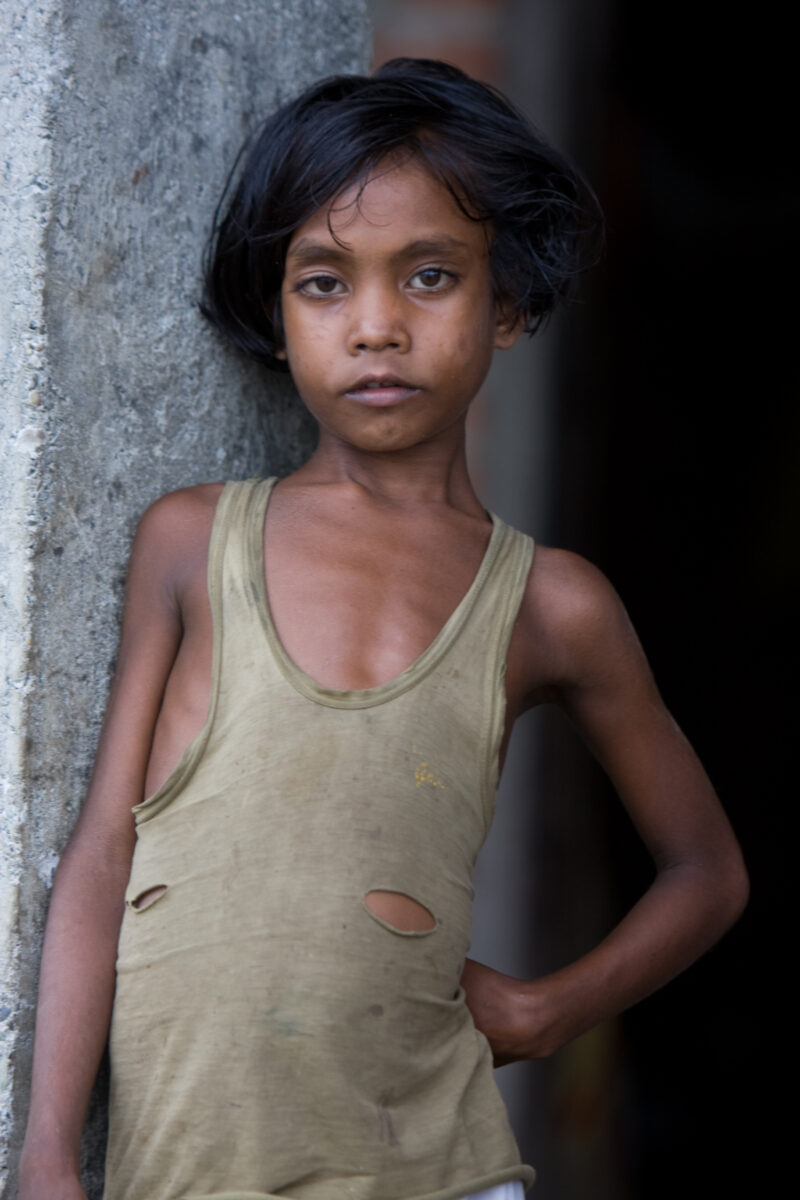 Displaced by Flooding in Nepal — People displaced by monsoon flooding that has wiped out crops and animals along the border of Nepal and India — Nepal, India...