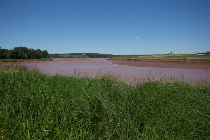 Tidal Bore River — Canada, Nova Scotia, Scenic, river, Tidalbore