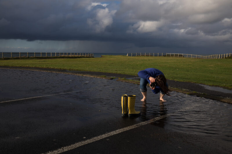 Beach in Oregon — Beautiful Ocean Scene on the Oregon Cost in the United States — Beach, Coast, Ocean, Oregon, Sea