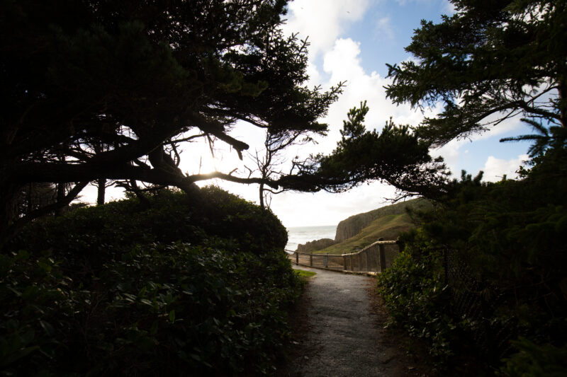 Beach in Oregon — Beautiful Ocean Scene on the Oregon Cost in the United States — Beach, Coast, Ocean, Oregon, Sea