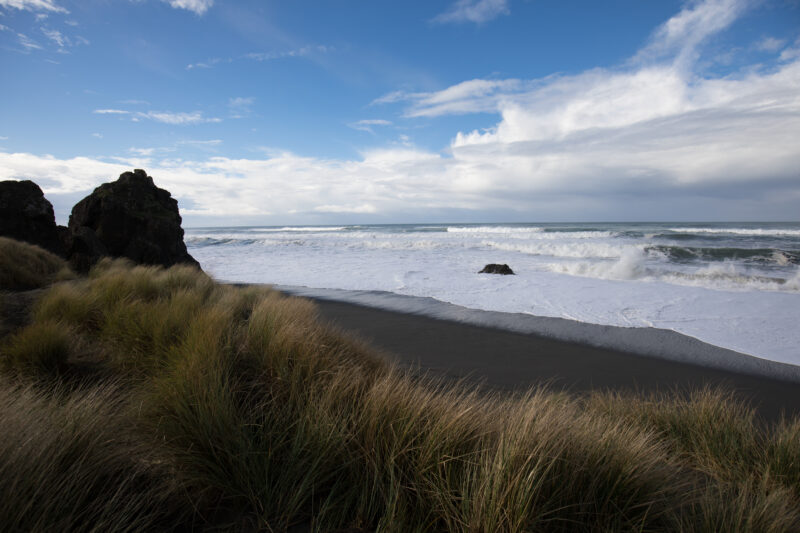 Oregon Coast at Sunset — Beautiful Sunset Scene on the Oregon Cost in the United States. — Beach, Coast, Ocean, Oregon, Sea
