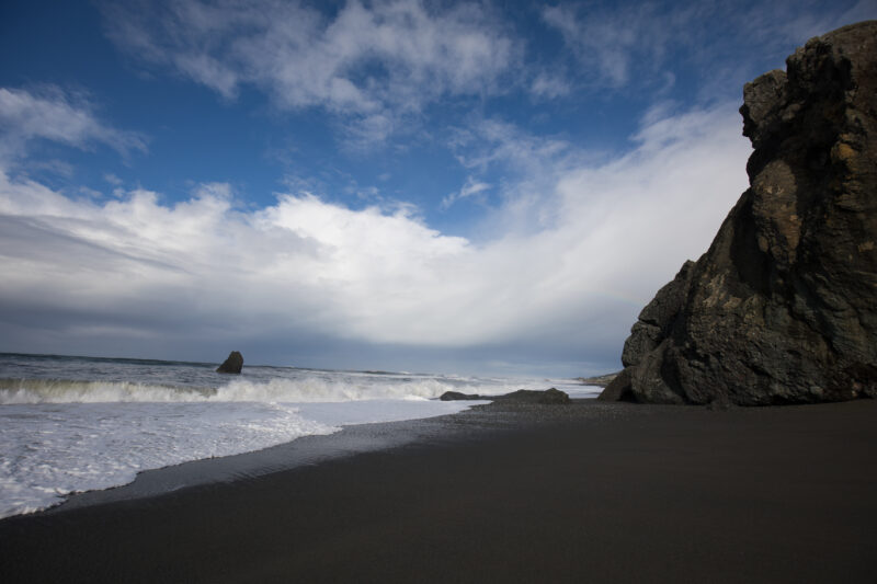 Oregon Coast at Sunset — Beautiful Sunset Scene on the Oregon Cost in the United States. — Beach, Coast, Ocean, Oregon, Sea