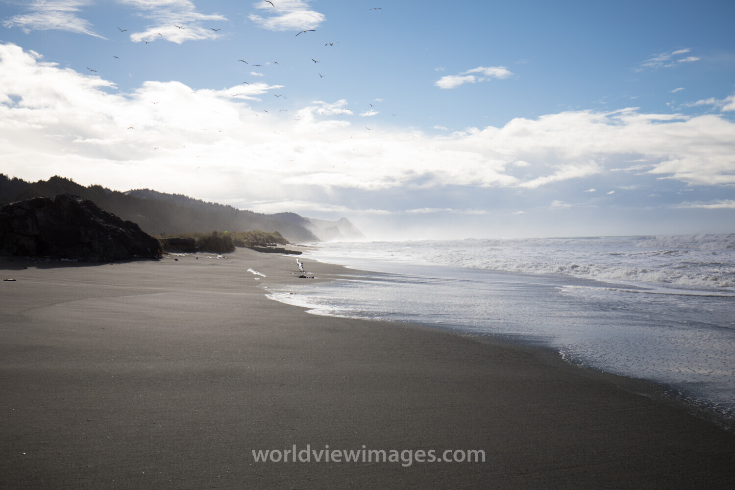 Oregon Coast at Sunset