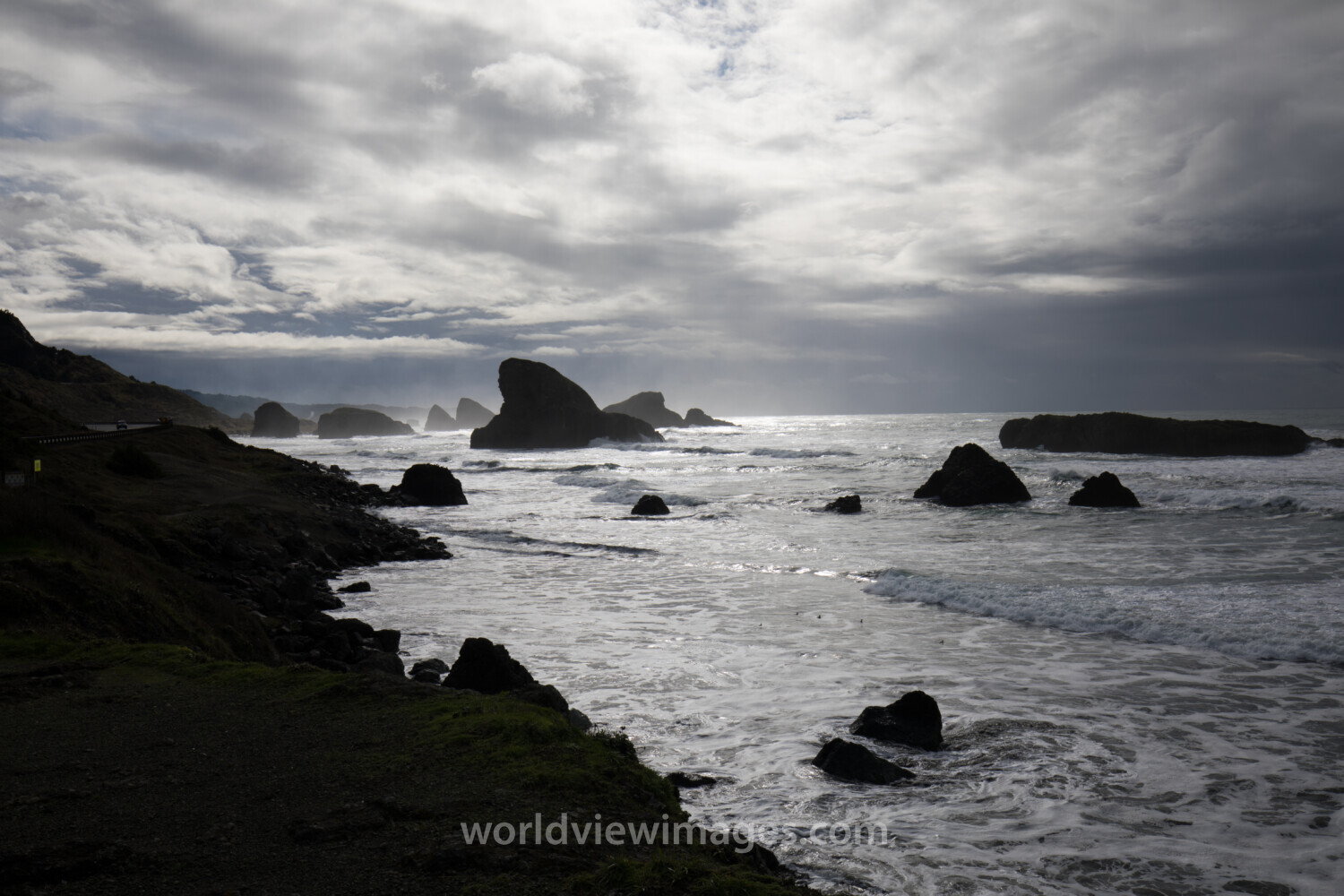 Oregon Coast at Sunset