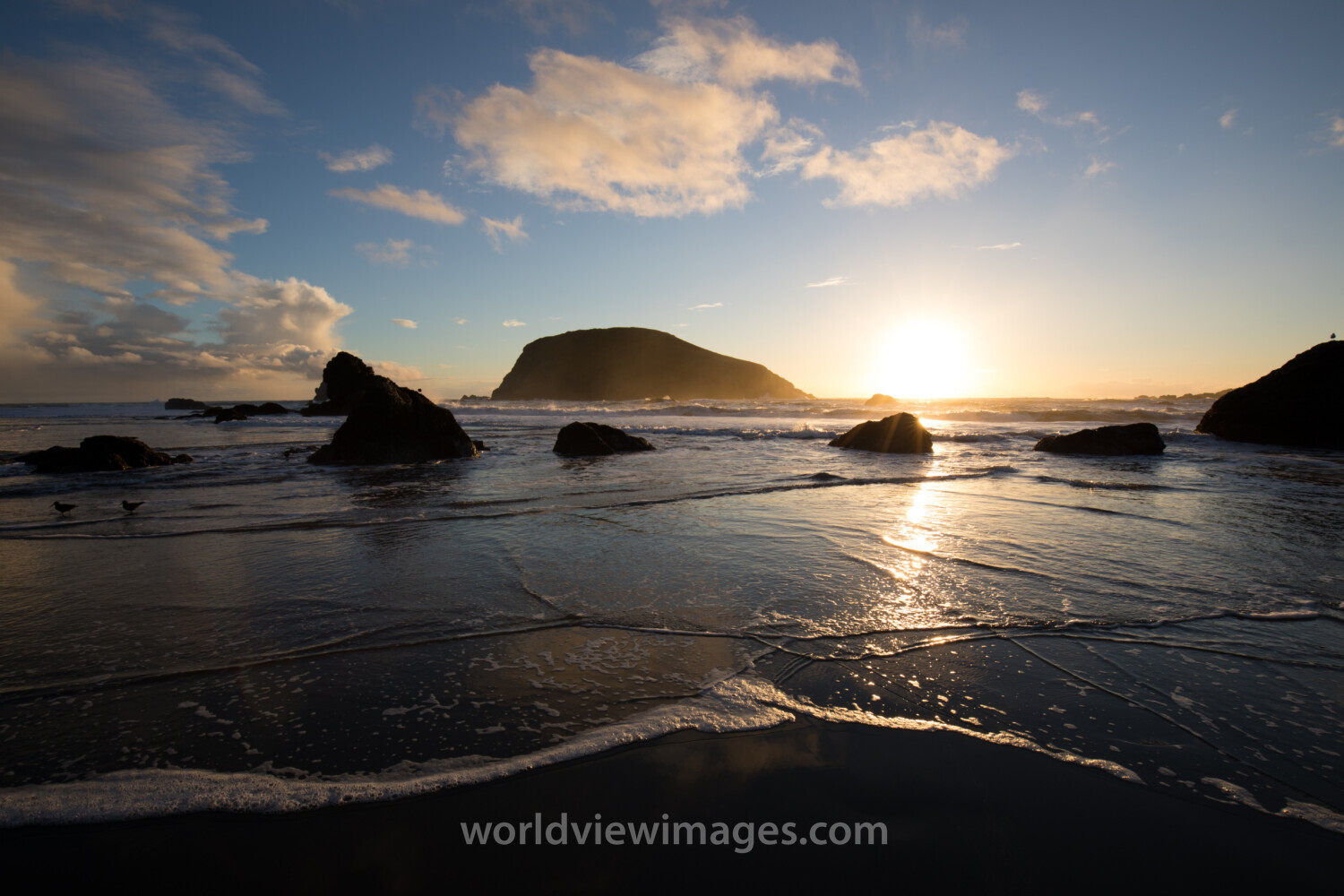 Oregon Coast at Sunset