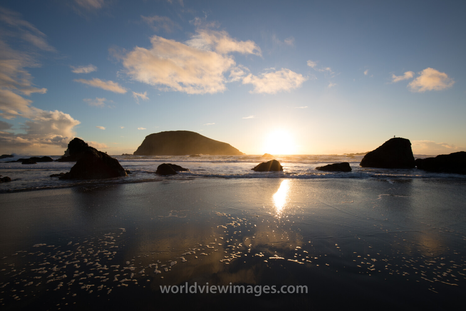 Oregon Coast at Sunset