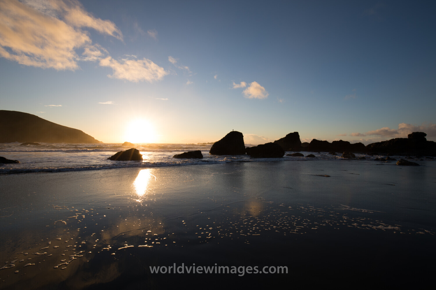 Oregon Coast at Sunset