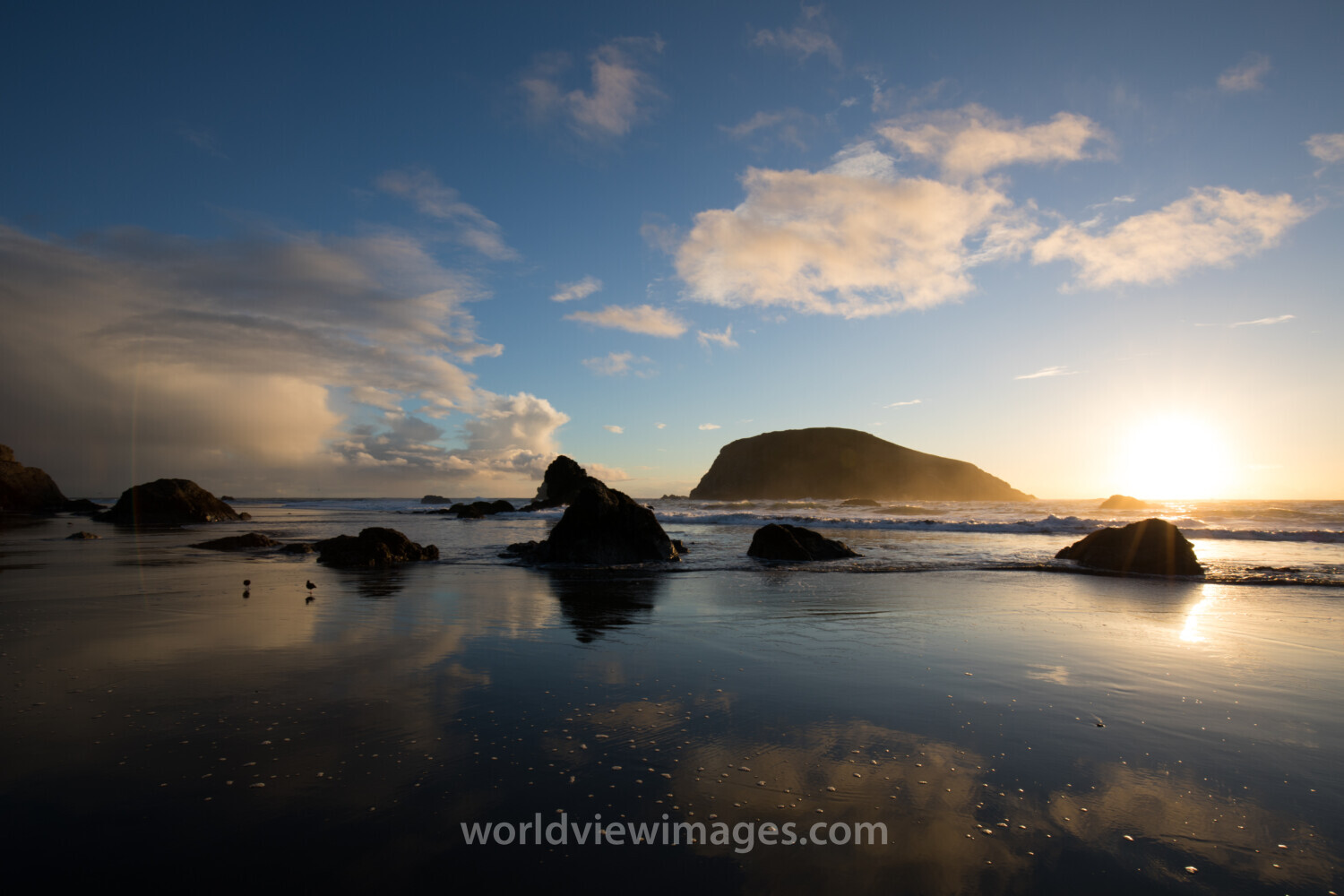 Oregon Coast at Sunset