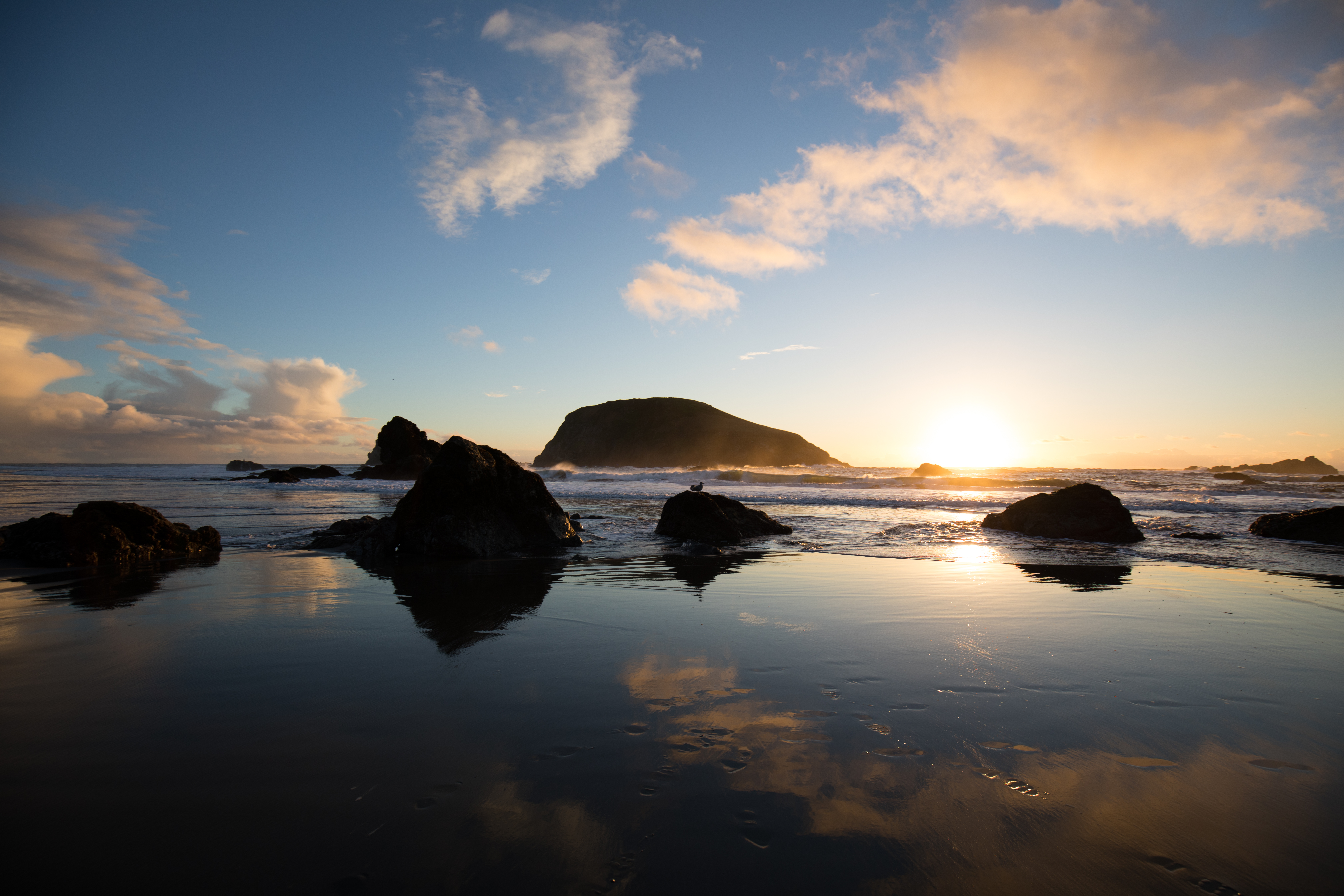 Oregon Coast at Sunset