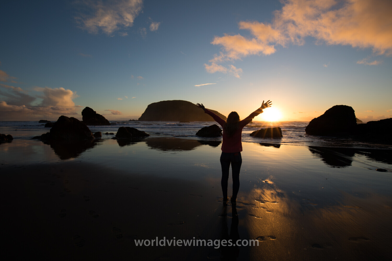 Sunset on the Oregon Coast