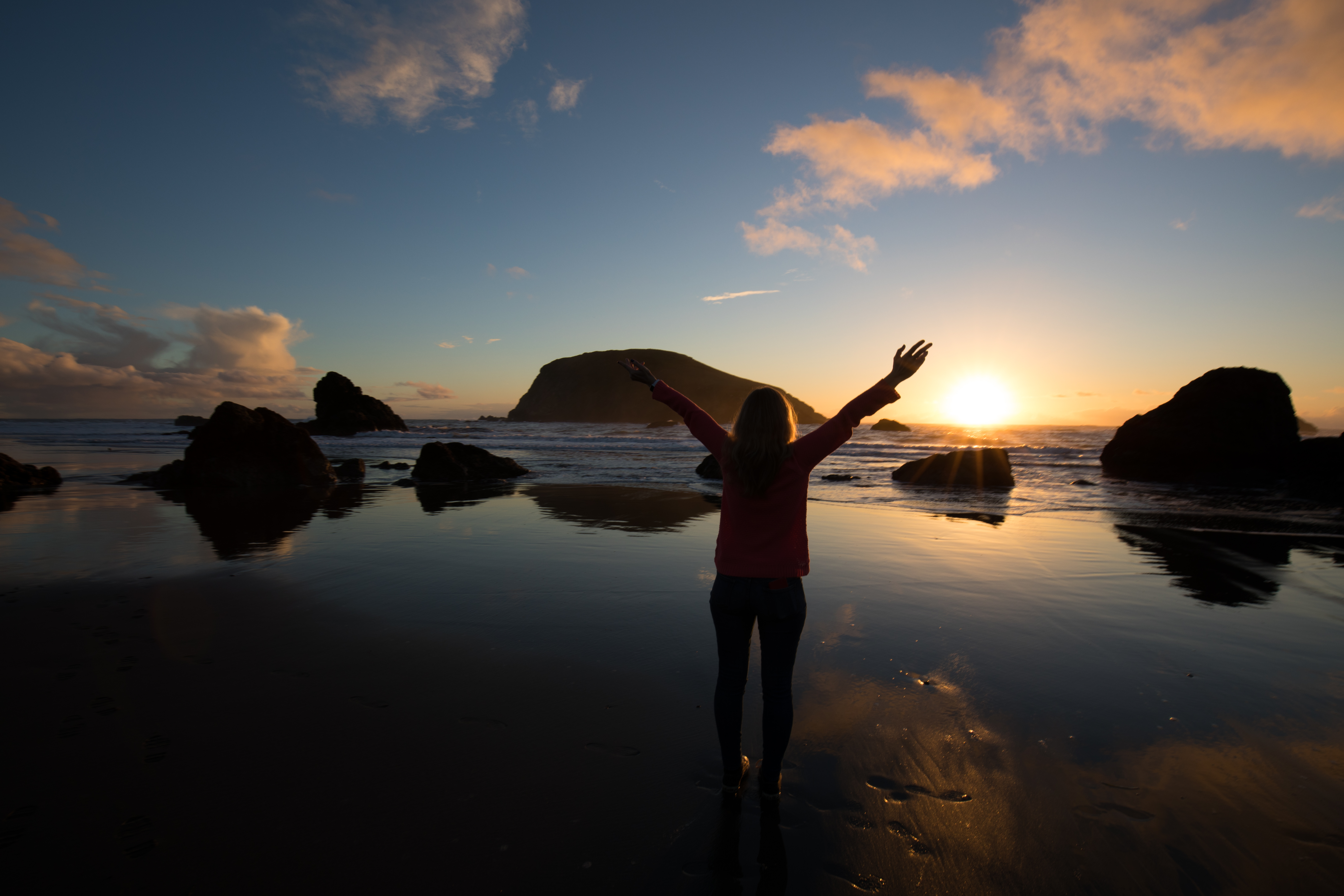 Sunset on the Oregon Coast