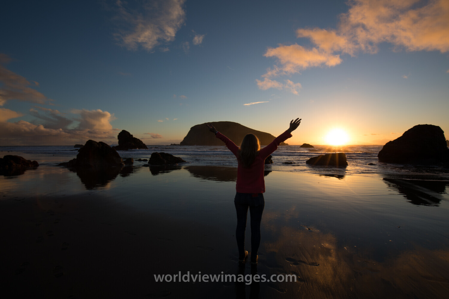 Sunset on the Oregon Coast