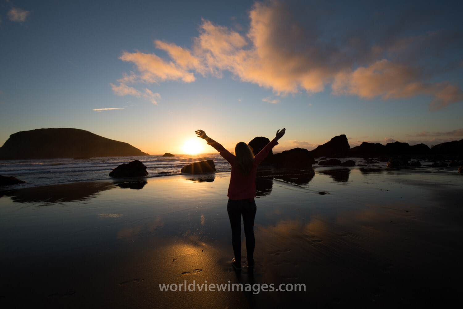 Sunset on the Oregon Coast