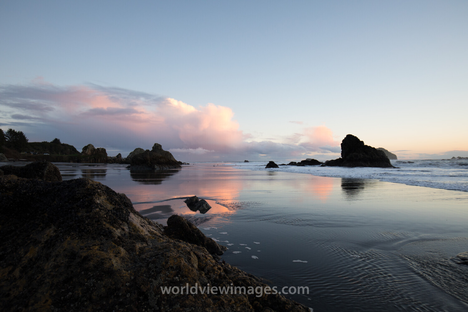 Oregon Coast at Sunset