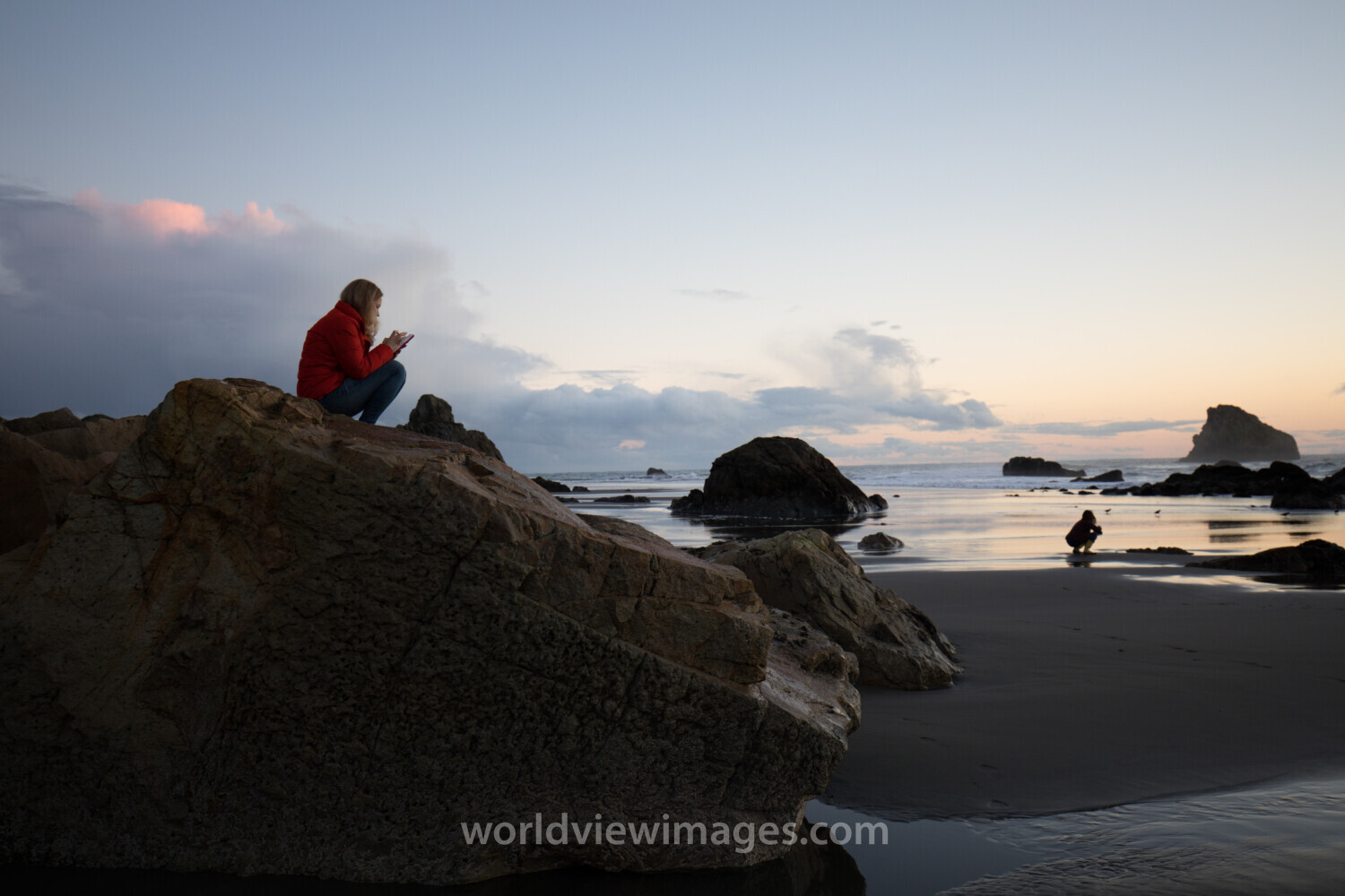 Oregon Coast at Sunset