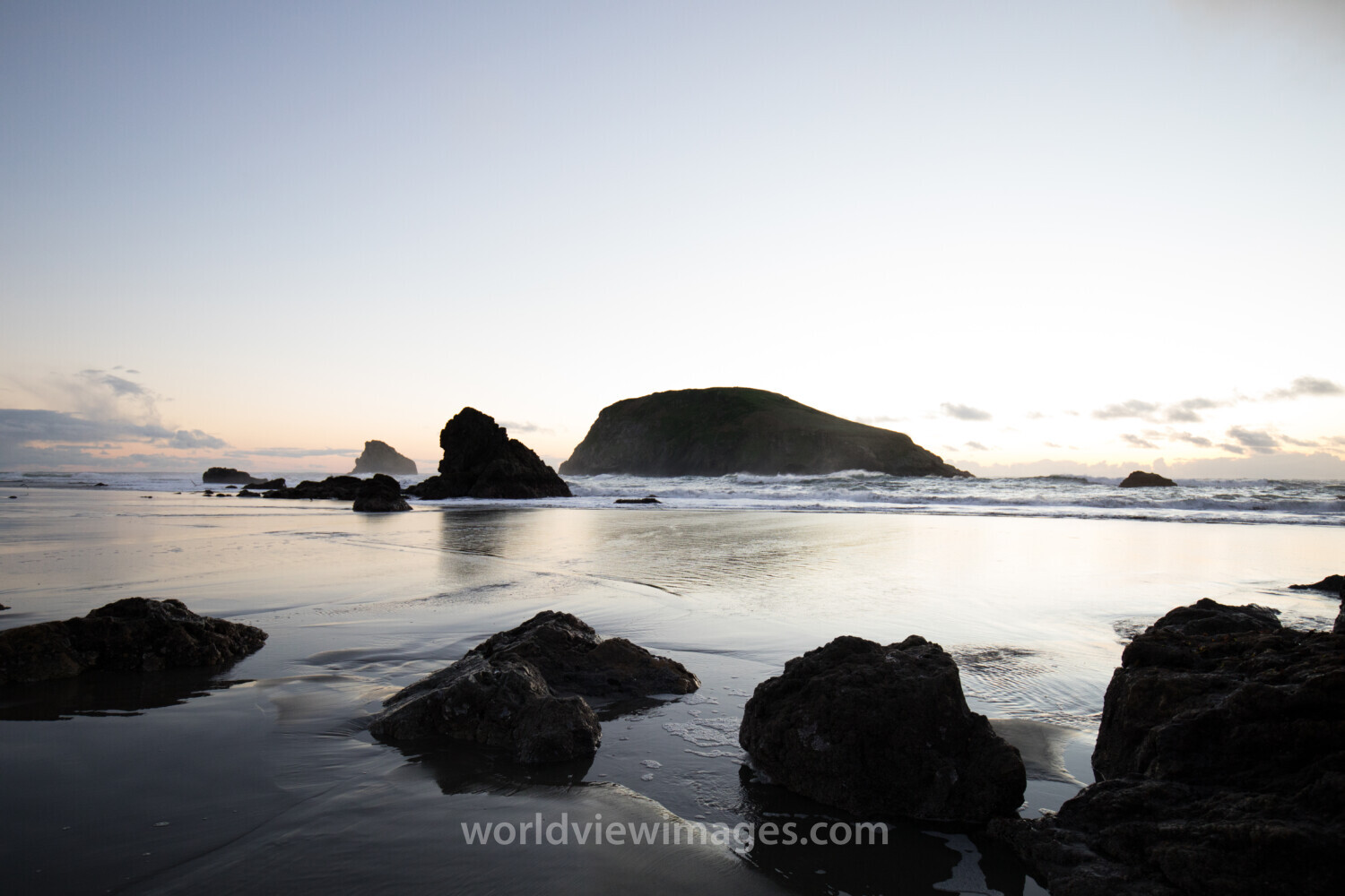 Oregon Coast at Sunset