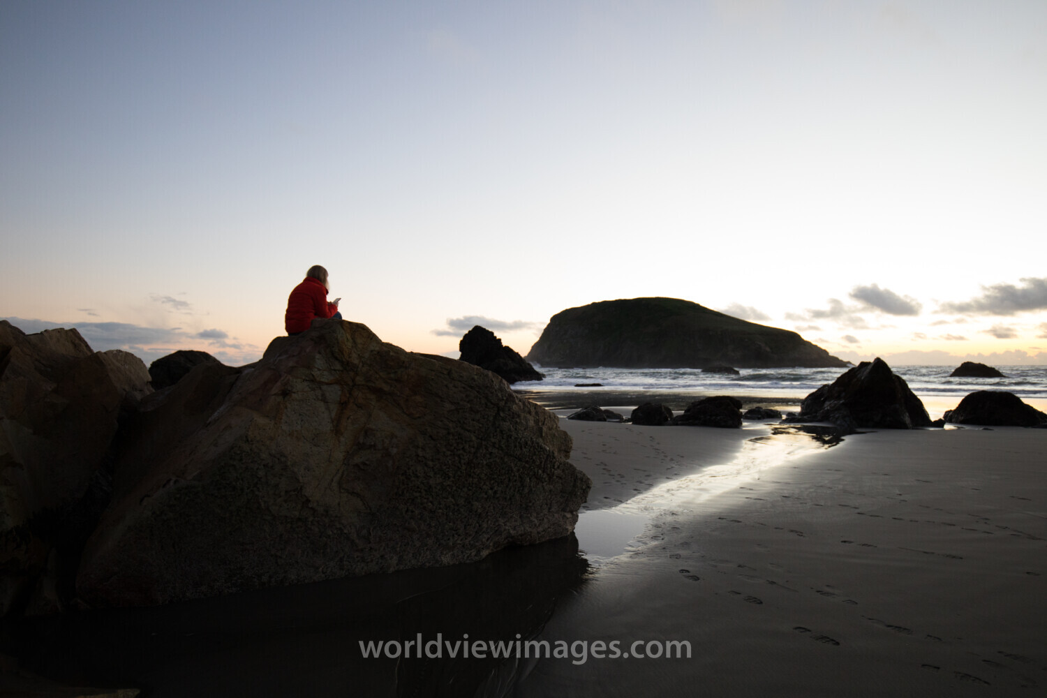 Oregon Coast at Sunset