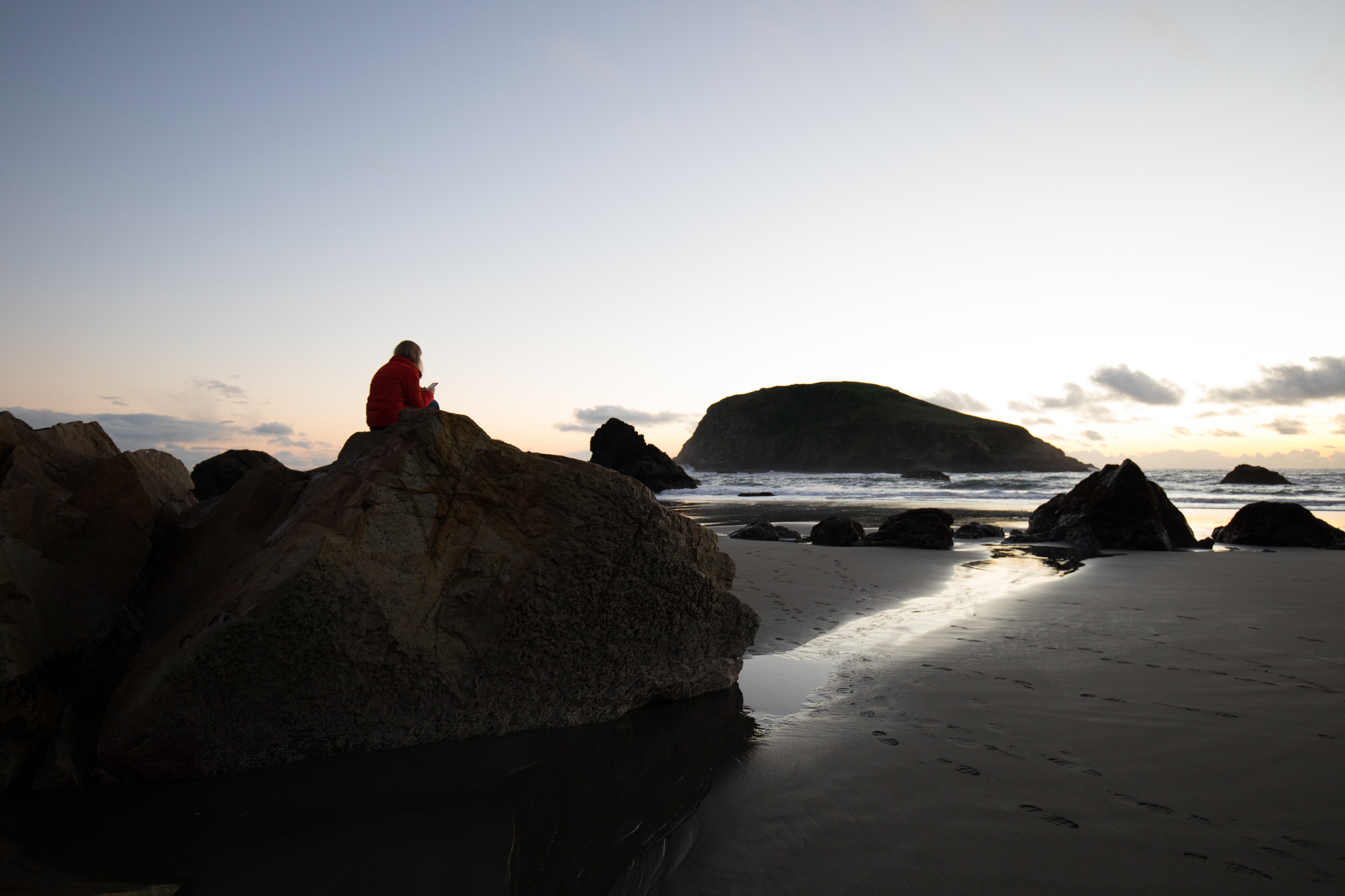 Oregon Coast at Sunset