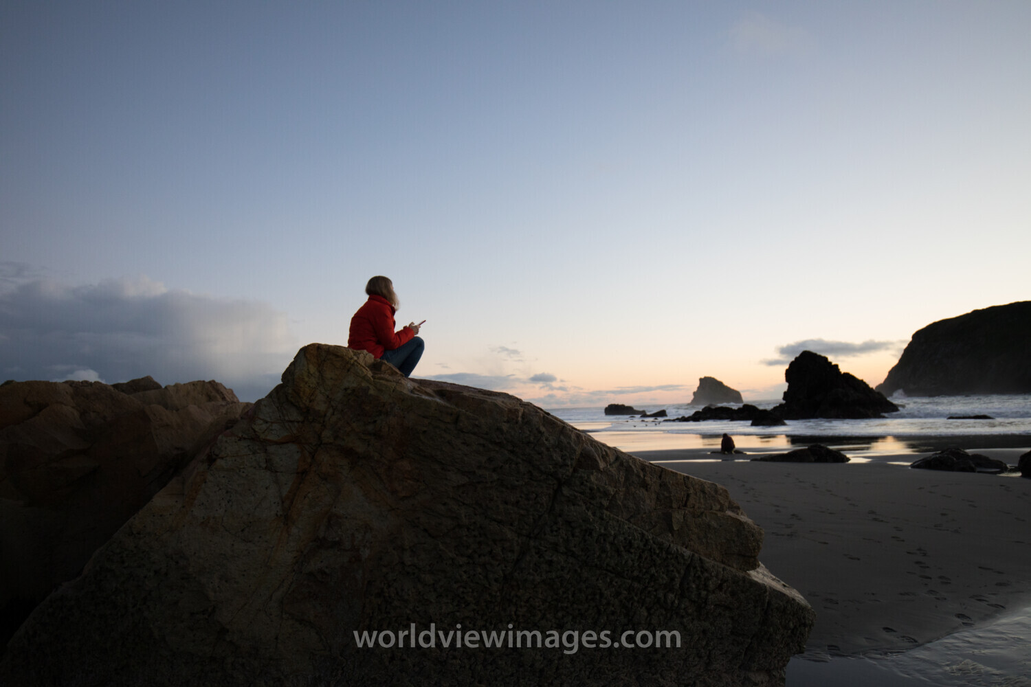 Oregon Coast at Sunset