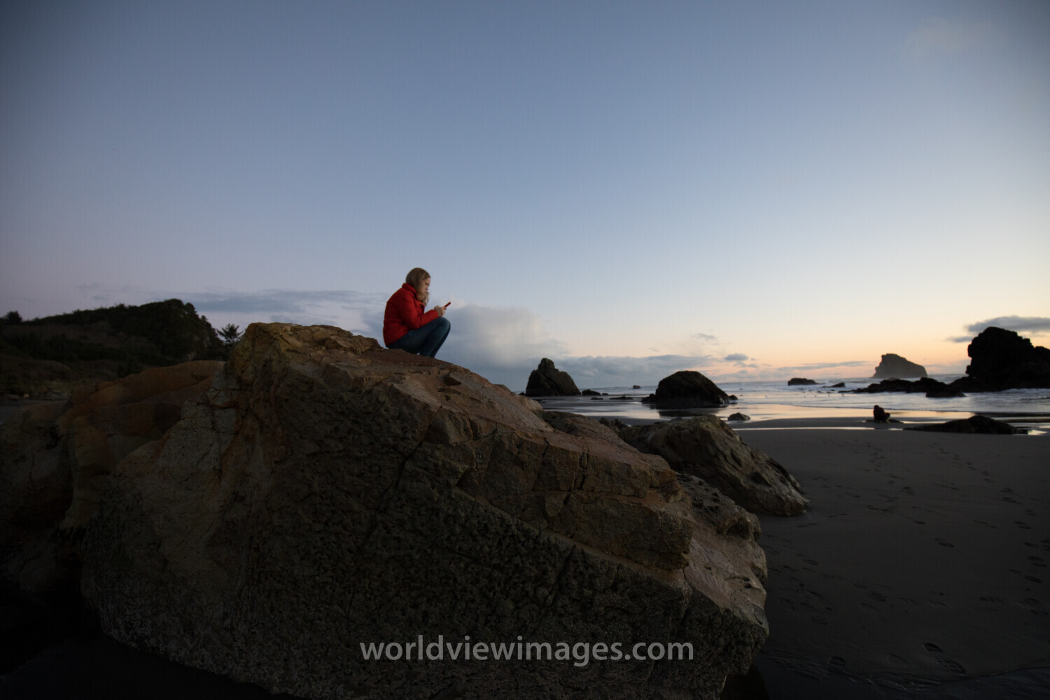 Oregon Coast at Sunset