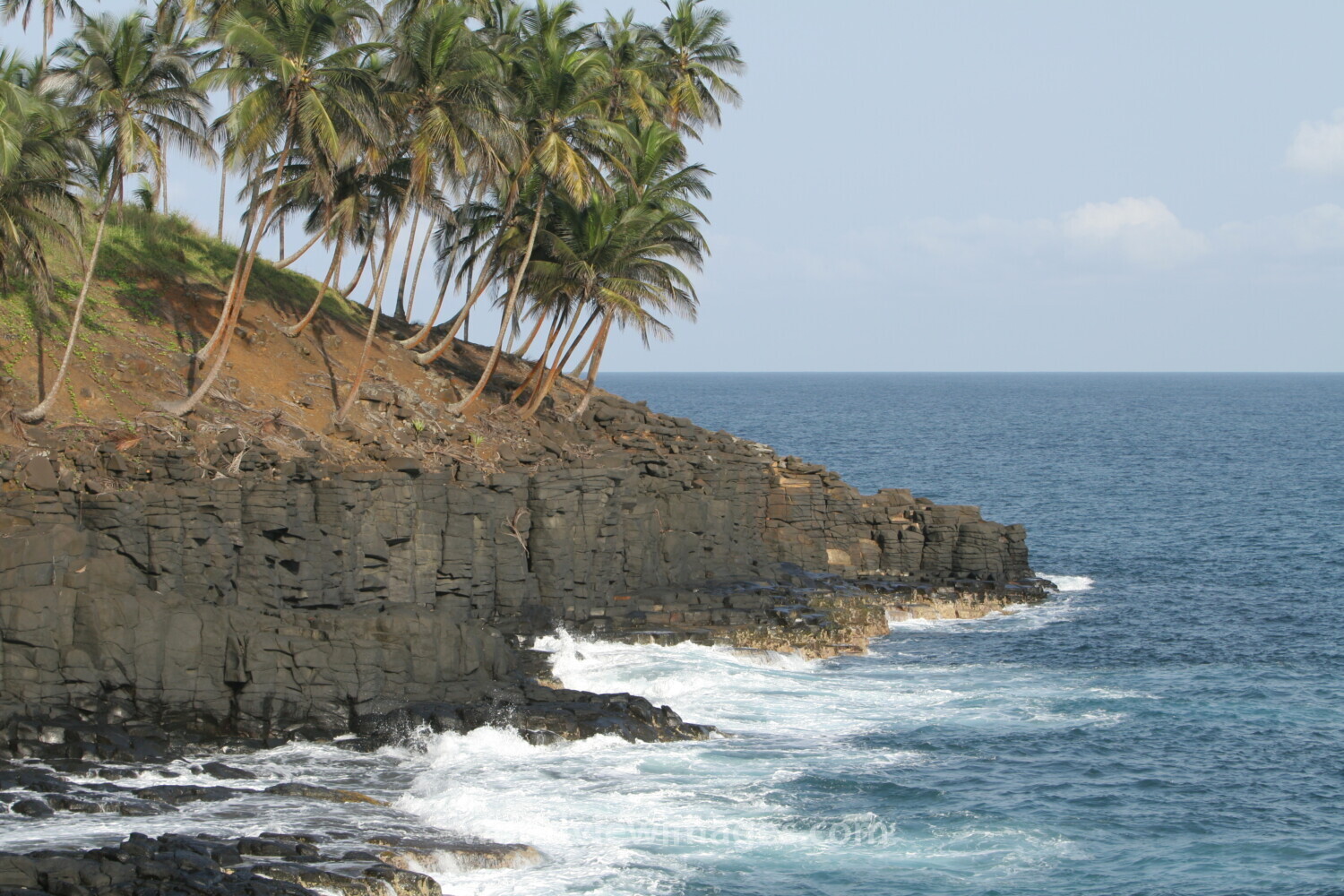 Lava Coastline of Sao Tome